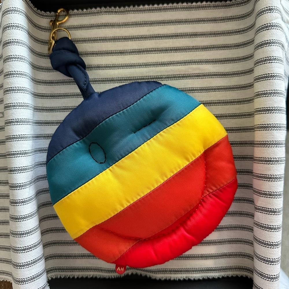 Anya Hindmarch Multicolor Chubby Smiley bag charm